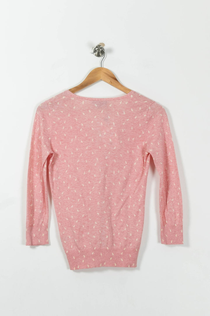 Pull Rose - Taille S/36 de la marque Caroll | PLYLP16 - Vendu par Paradigme - Image 4