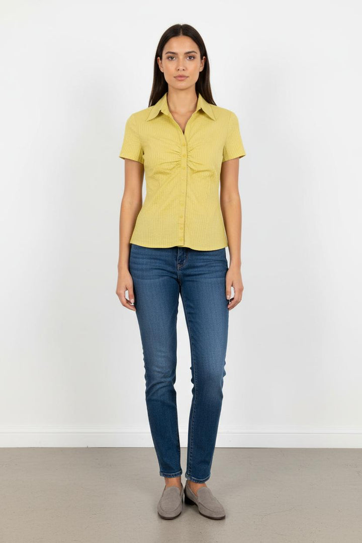Chemisier Jaune - Taille XS/34