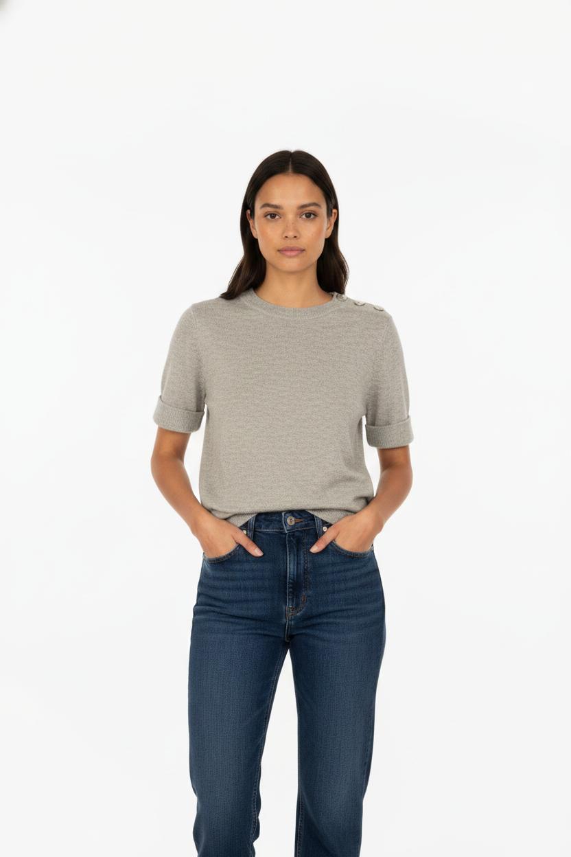 Pull Gris - Taille XS/34
