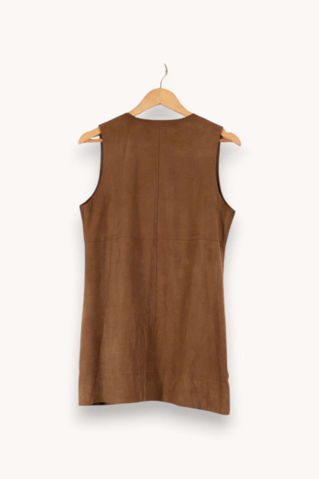 Gilet Sans Manches Marron - Taille S/36 de la marque Caroll | PLYMG2 - Vendu par Paradigme - Image 4