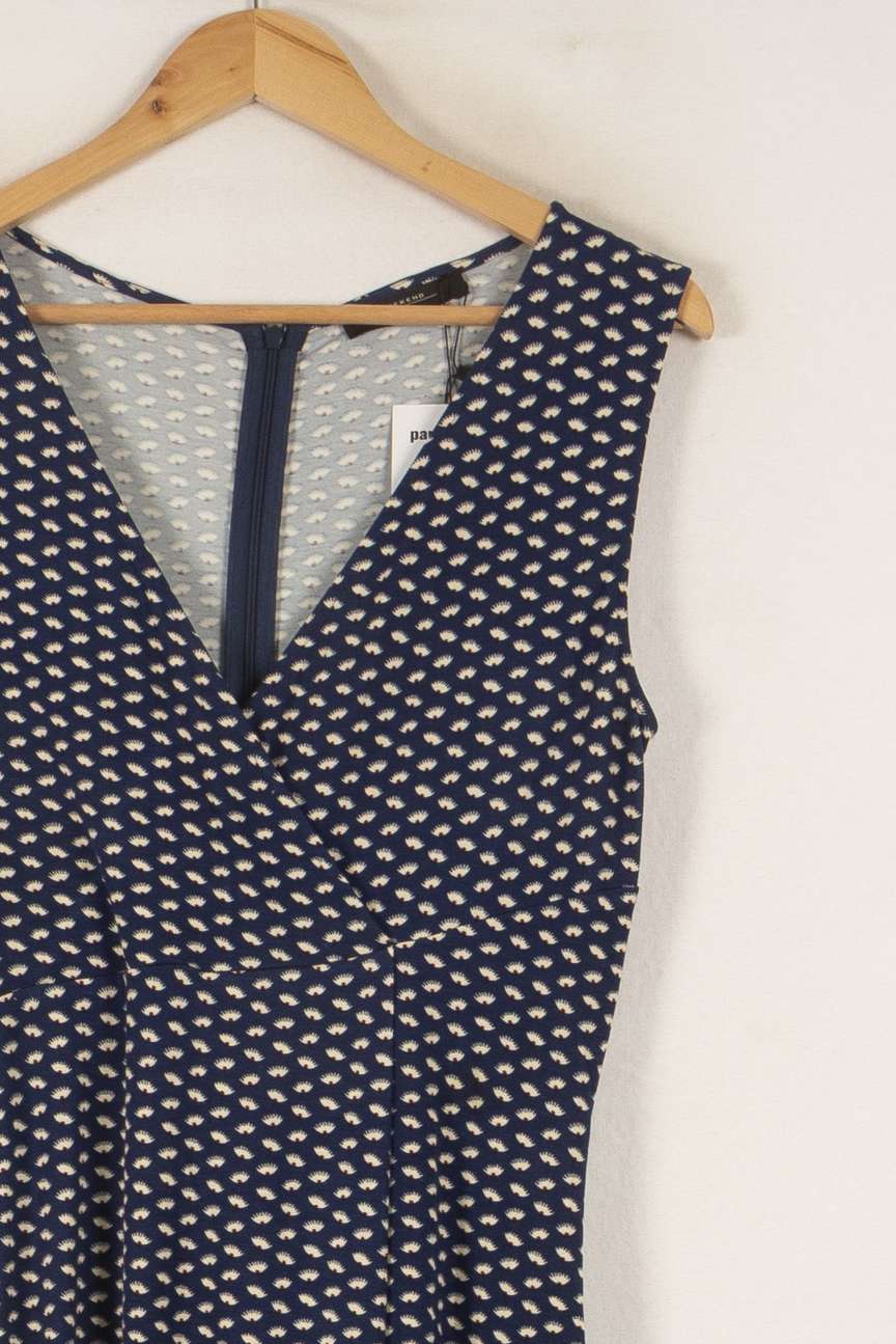 Robe Longue Bleue et Blanche - Taille M/38 de la marque Max Mara | PLYVB1 - Vendu par Paradigme - Image 3