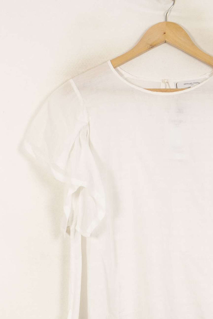 Blouse Blanche - Taille M/38 de la marque Gerard Darel | PLYVI2 - Vendu par Paradigme - Image 3