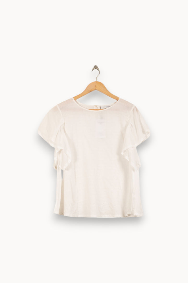 Blouse Blanche - Taille M/38 de la marque Gerard Darel | PLYVI2 - Vendu par Paradigme - Image 2