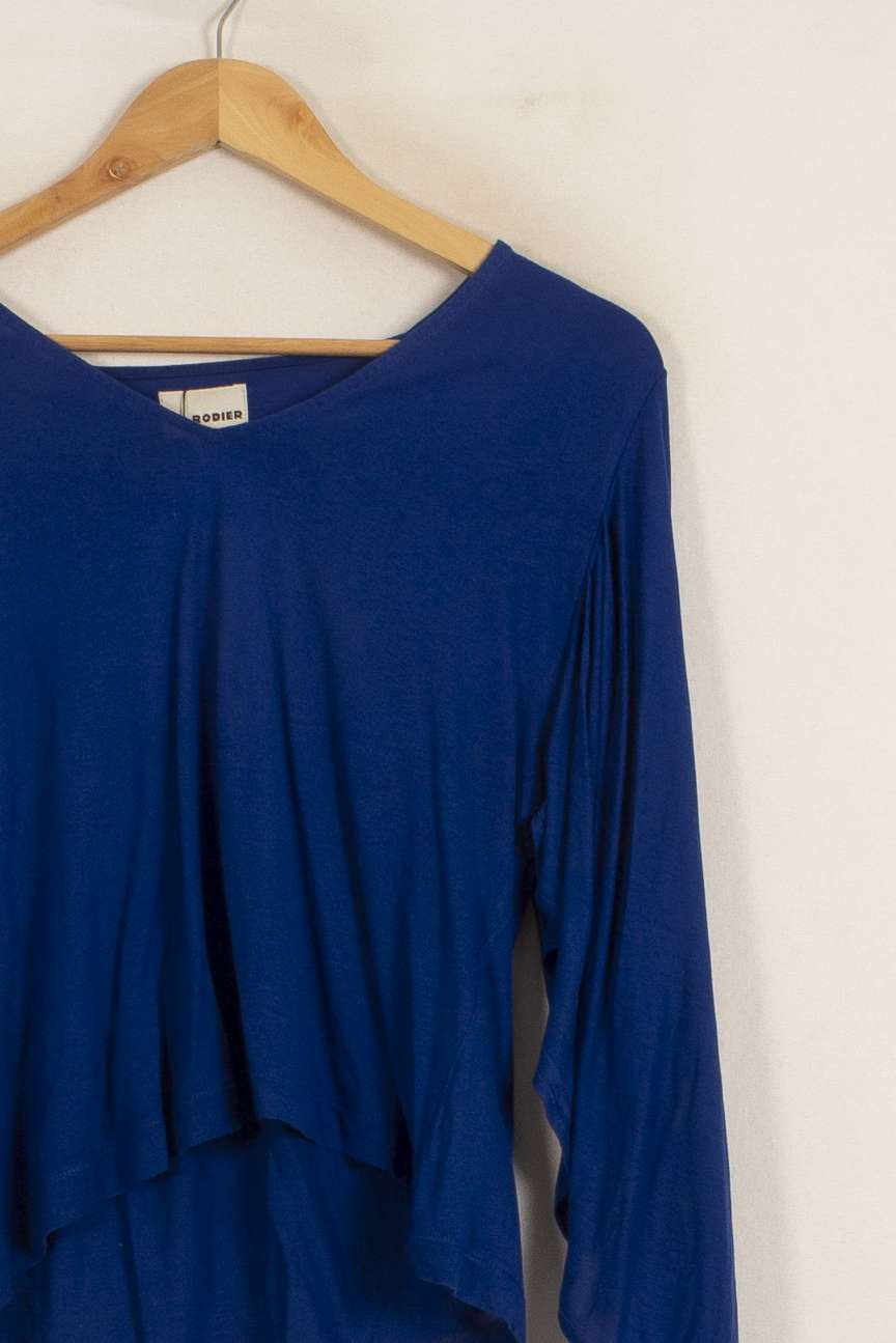 Tunique Bleue - Taille S/36 de la marque Rodier | PLYVV1 - Vendu par Paradigme - Image 3