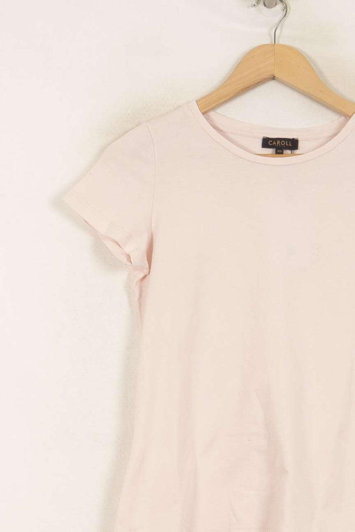 Tee-shirt Rose - Taille XS/34 de la marque Caroll | PLYVV2 - Vendu par Paradigme - Image 3