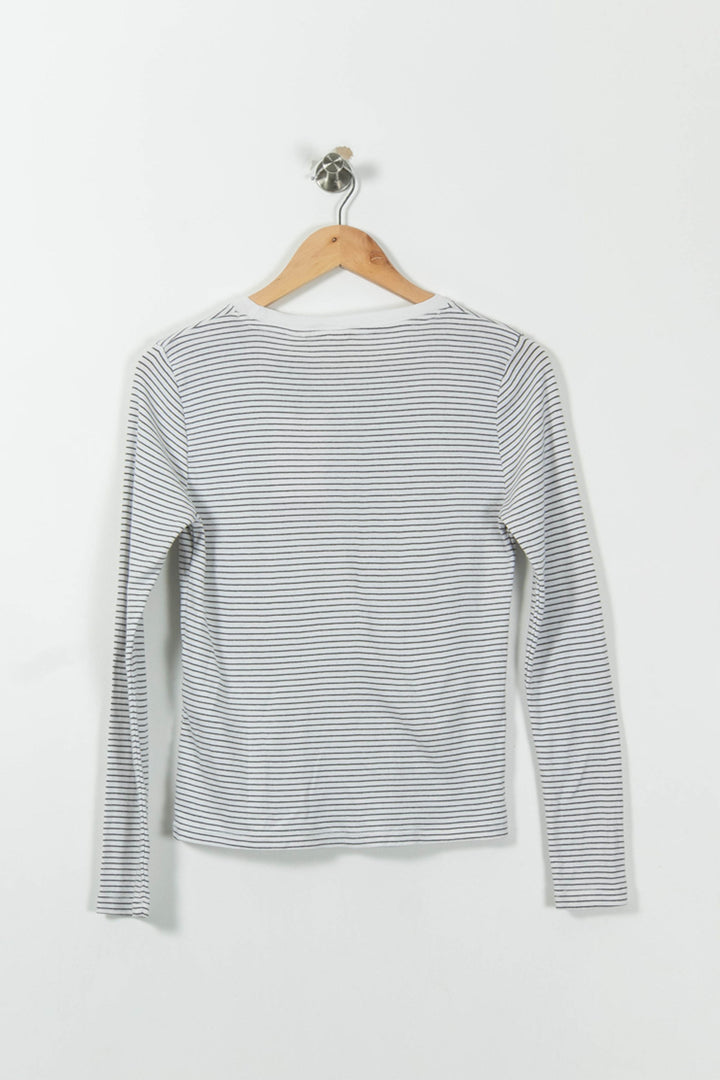 Pull Blanc et Noir - Taille S/36 de la marque Levi's | RVLI0013 - Vendu par Paradigme - Image 4