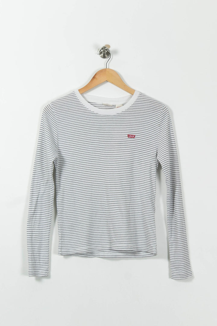Pull Blanc et Noir - Taille S/36 de la marque Levi's | RVLI0013 - Vendu par Paradigme - Image 2