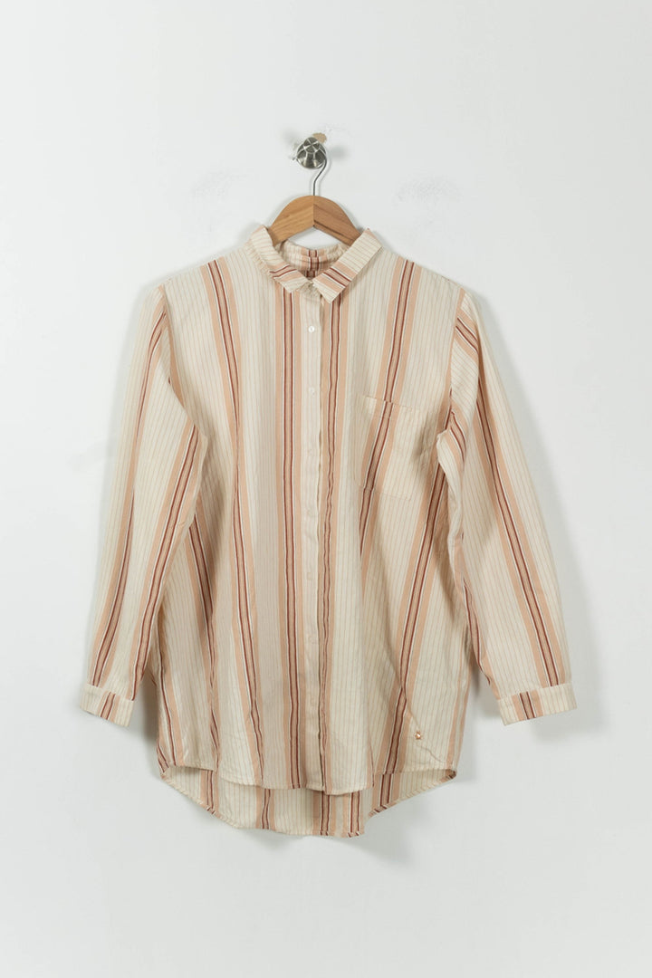 Chemise Beige et Marron - Taille M/38 de la marque Des petits hauts | RVLI0025 - Vendu par Paradigme - Image 2