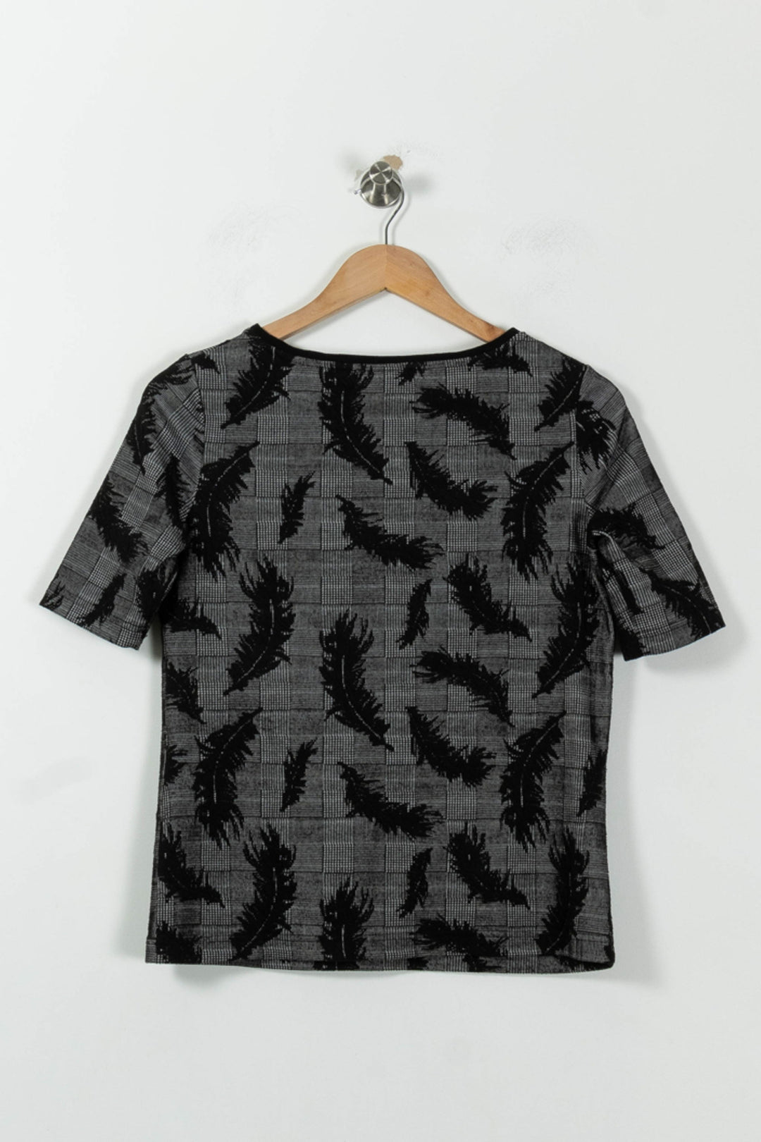 Tee-shirt Noir et Gris - Taille S/36 de la marque Maison 123 | RVLI0036 - Vendu par Paradigme - Image 4