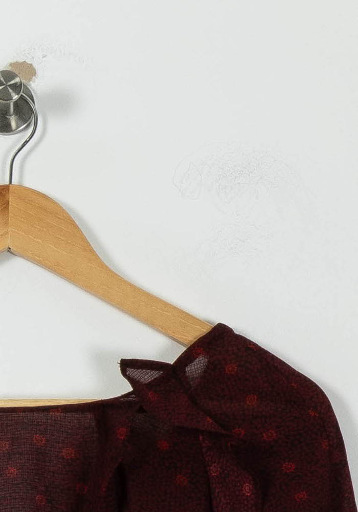 Blouse Bordeaux - Taille L/40 de la marque ba&sh | RVLI0040 - Vendu par Paradigme - Image 3