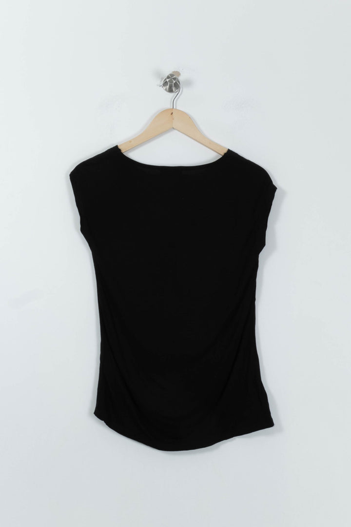 Blouse Noire - Taille S/36 de la marque Maison 123 | RVLI0043 - Vendu par Paradigme - Image 4