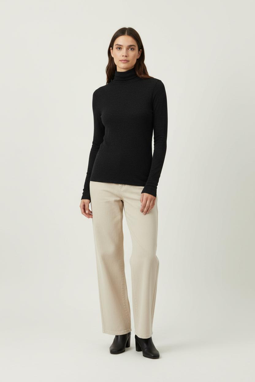 Sous-pull Noir - Taille S/36 de la marque Sud express | RVLI0044 - Vendu par Paradigme - Image 1