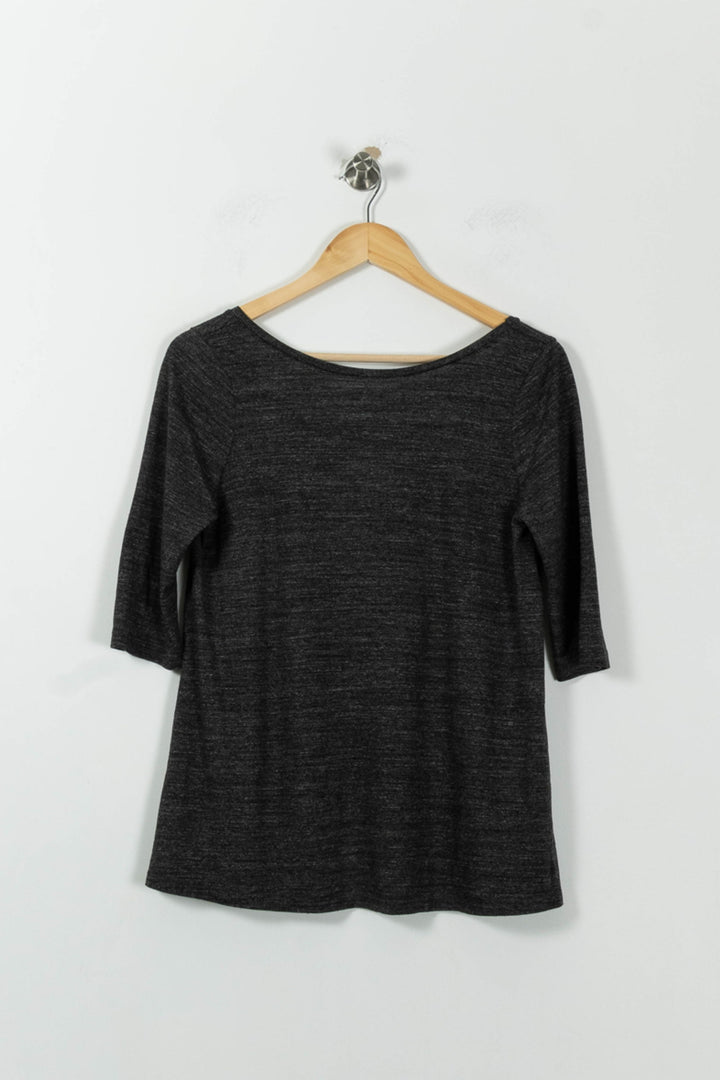 Tunique Grise - Taille L/40 de la marque Claudie Pierlot | RVLI0045 - Vendu par Paradigme - Image 2