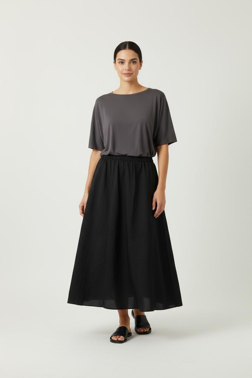 Jupe Longue Noire - Taille M/38 de la marque Galeries Lafayette | RVLI0046 - Vendu par Paradigme - Image 1