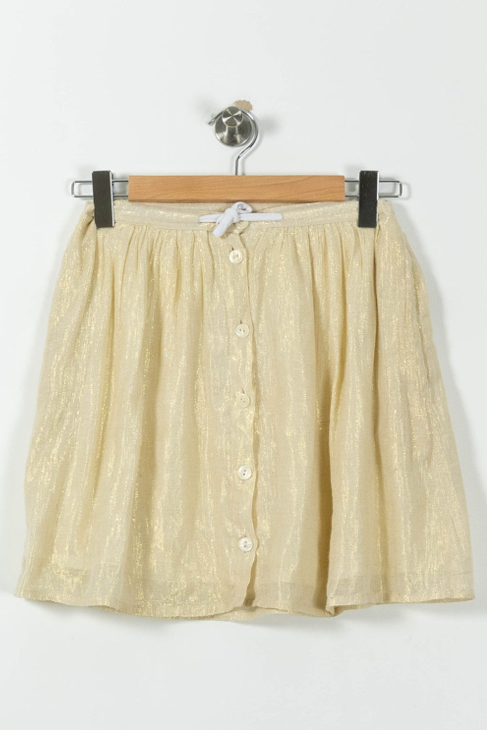 Jupe Courte Dorée - Taille S/36 de la marque Des petits hauts | RVLI0075 - Vendu par Paradigme - Image 2