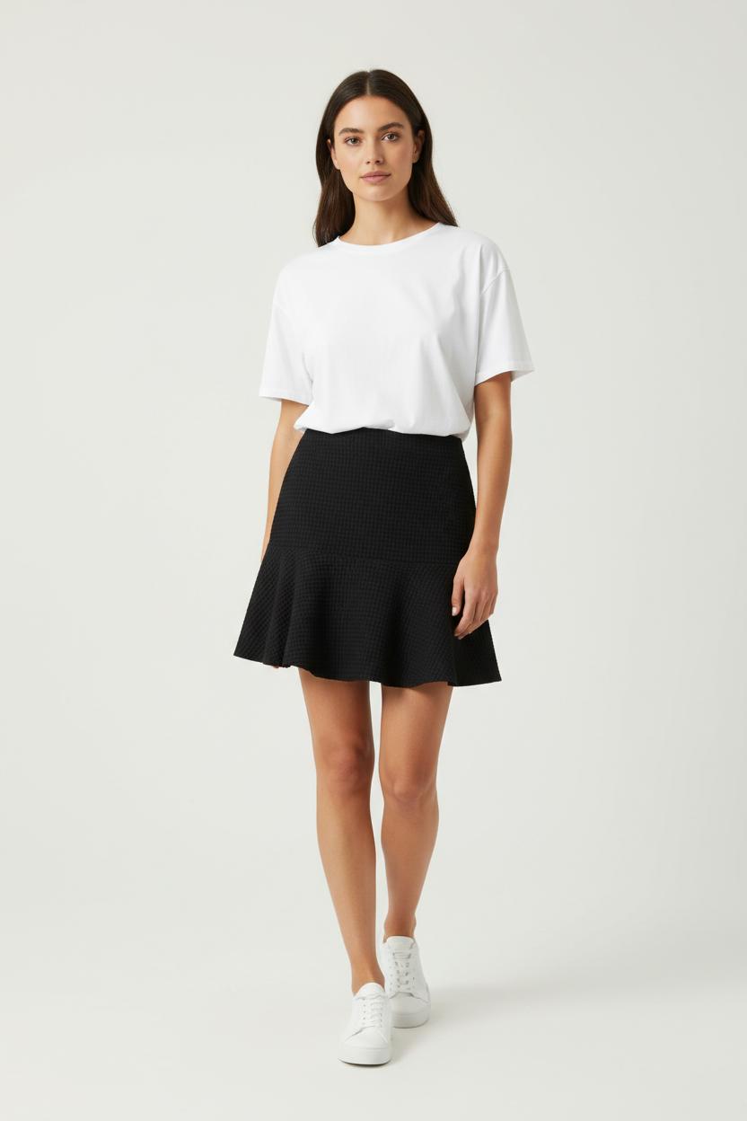 Jupe Évasée Noire - Taille M/38 de la marque Comptoir des Cotonniers | RVLI0082 - Vendu par Paradigme - Image 1