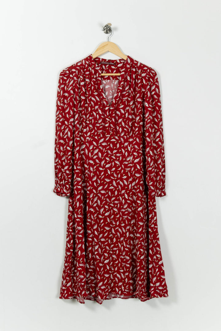 Robe longue rouge et blanche - Taille L/40 de la marque Comptoir des Cotonniers | RVLI0090 - Vendu par Paradigme - Image 2