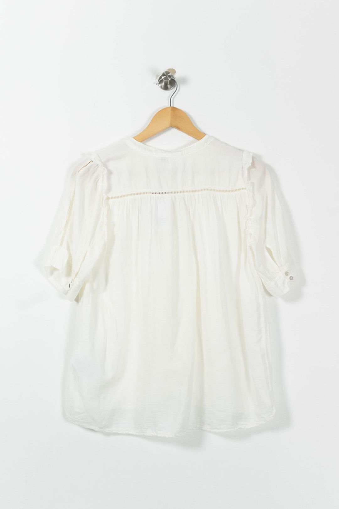 Blouse Blanche - Taille XS/34 de la marque ba&sh | RVLI0094 - Vendu par Paradigme - Image 4