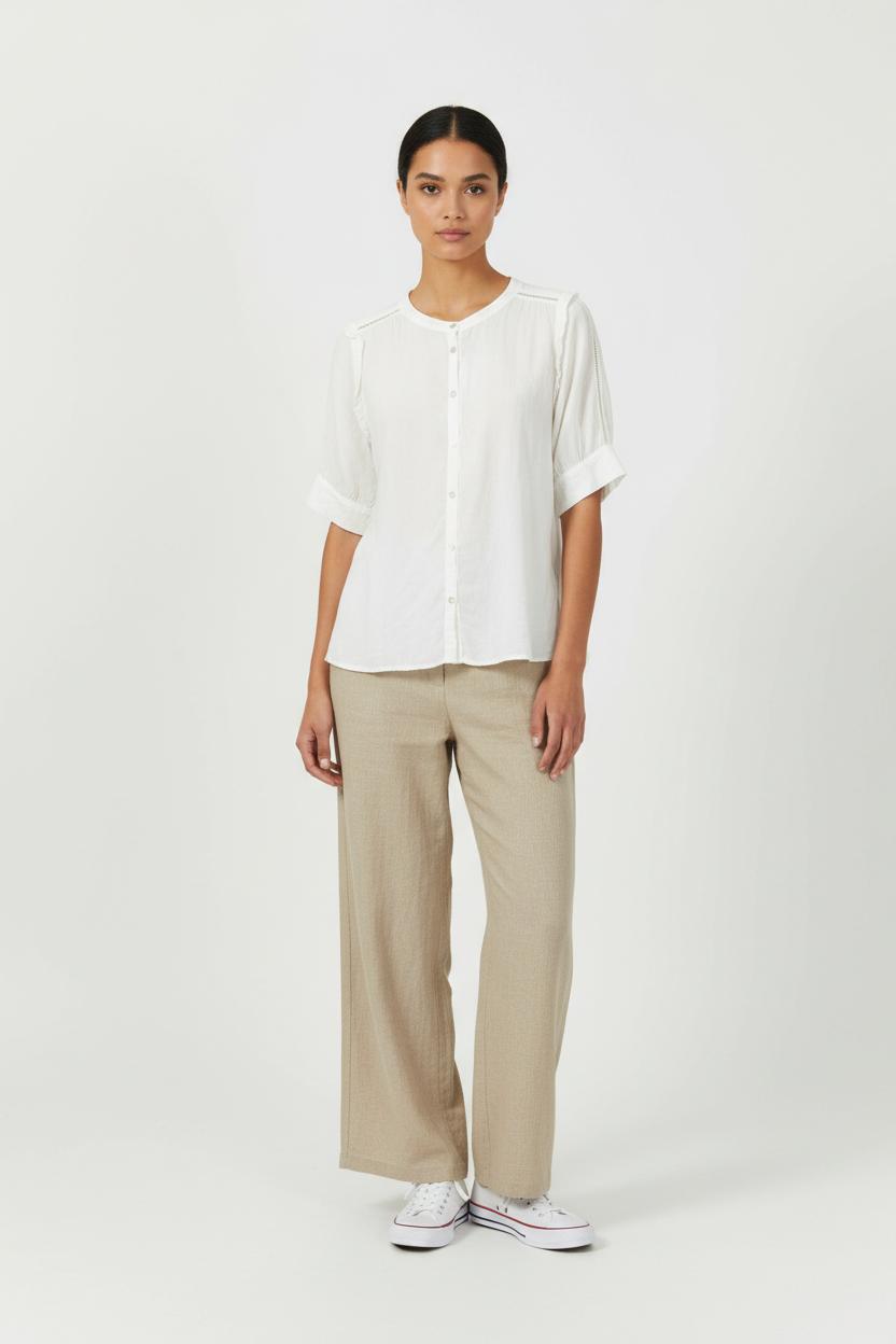 Blouse Blanche - Taille XS/34 de la marque ba&sh | RVLI0094 - Vendu par Paradigme - Image 1
