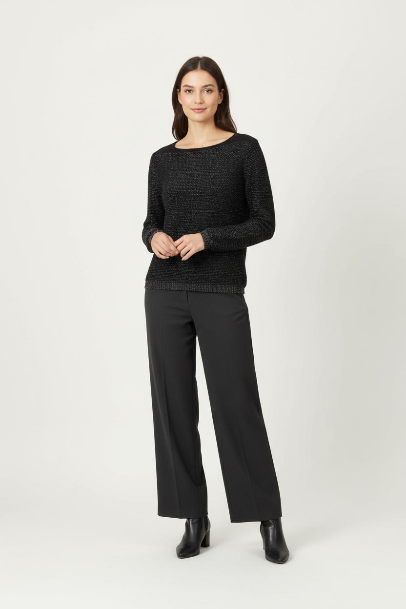 Pull Noir - Taille S/36 de la marque Caroll | RVLI0126 - Vendu par Paradigme - Image 1