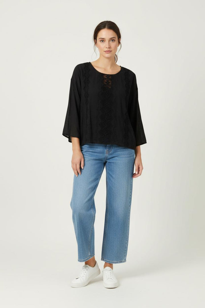 Blouse Noire - Taille S/36 de la marque Des petits hauts | RVLI0143 - Vendu par Paradigme - Image 1
