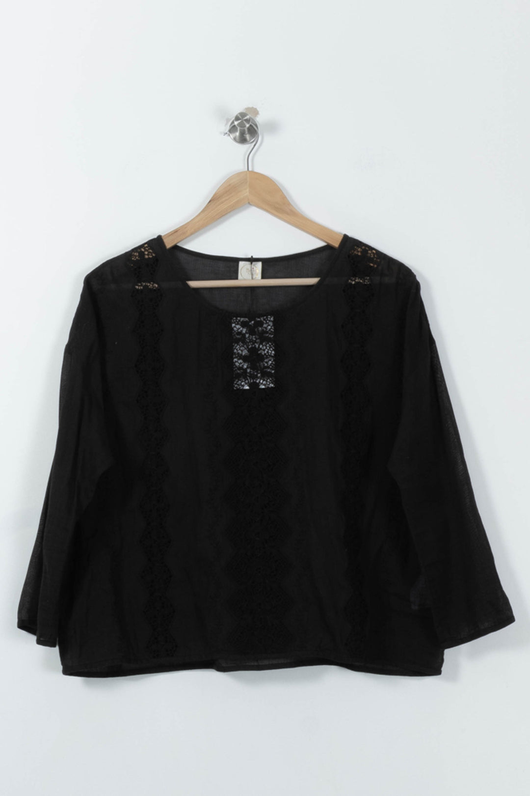 Blouse Noire - Taille S/36 de la marque Des petits hauts | RVLI0143 - Vendu par Paradigme - Image 2