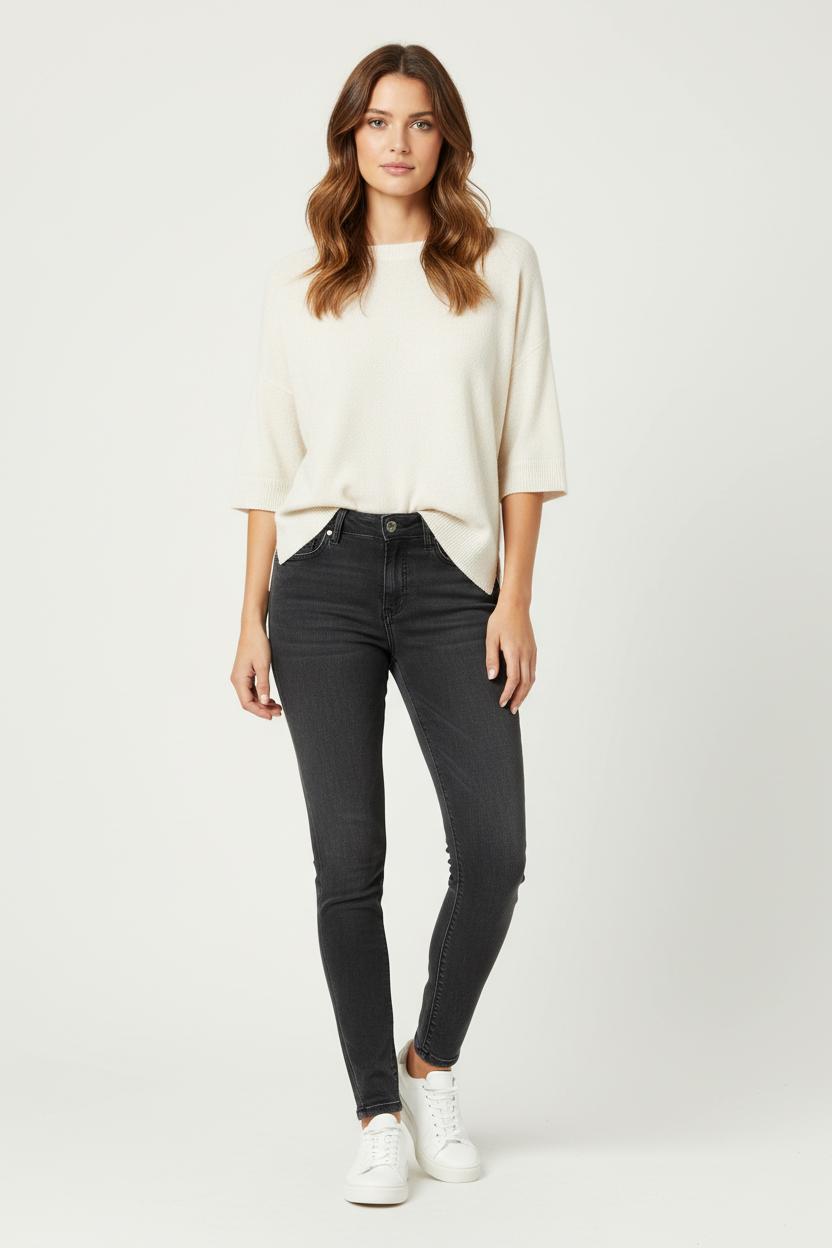 Jean Skinny Gris - Taille XS/34 de la marque Comptoir des Cotonniers | RVLI0150 - Vendu par Paradigme - Image 1