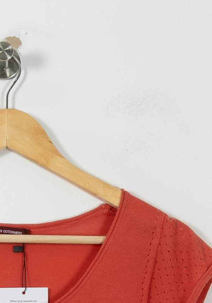 Top Rouge - Taille XS/34 de la marque Comptoir des Cotonniers | RVLI0158 - Vendu par Paradigme - Image 3
