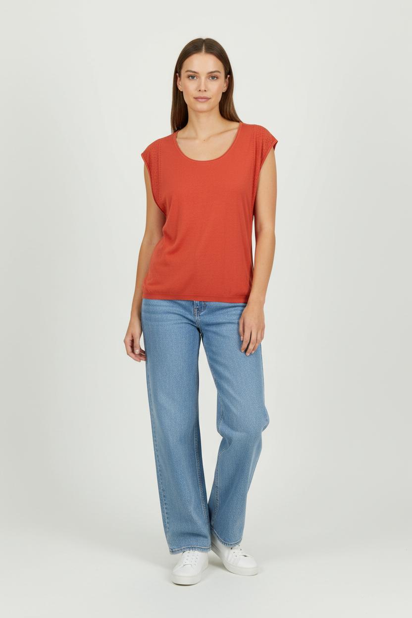 Top Rouge - Taille XS/34 de la marque Comptoir des Cotonniers | RVLI0158 - Vendu par Paradigme - Image 1