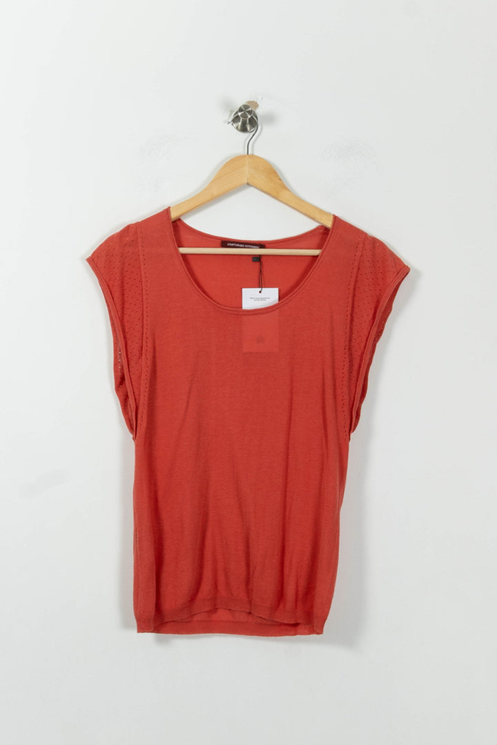 Top Rouge - Taille XS/34 de la marque Comptoir des Cotonniers | RVLI0158 - Vendu par Paradigme - Image 2