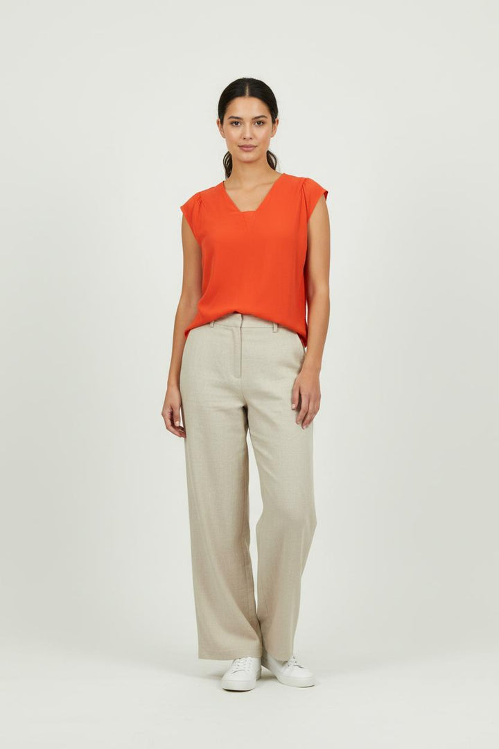 Blouse Rouge - Taille XS/34 de la marque Comptoir des Cotonniers | RVLI0159 - Vendu par Paradigme - Image 1
