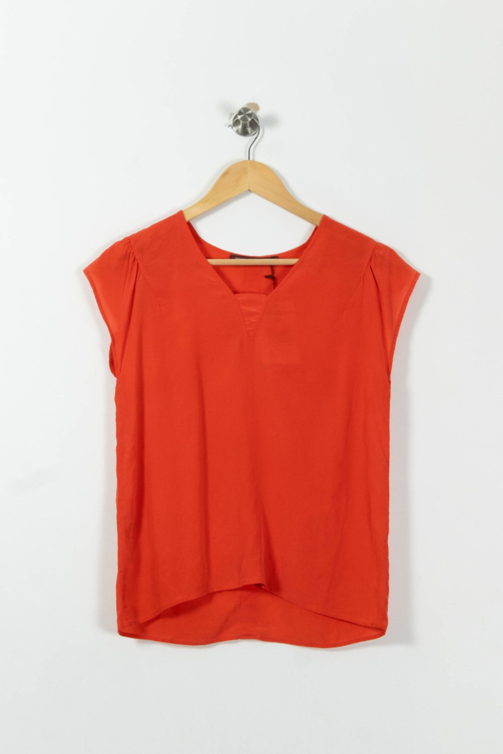 Blouse Rouge - Taille XS/34 de la marque Comptoir des Cotonniers | RVLI0159 - Vendu par Paradigme - Image 2