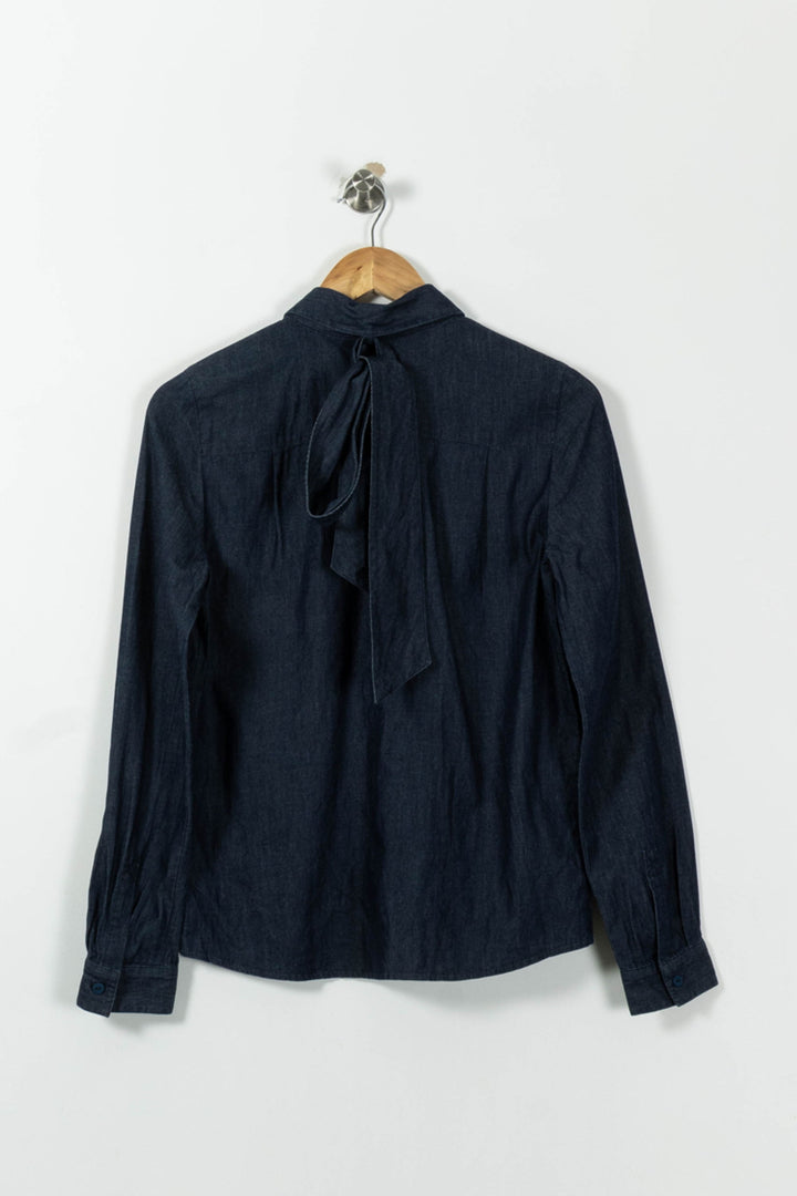 Chemise Bleu - Taille XS/34 de la marque Comptoir des Cotonniers | RVLI0161 - Vendu par Paradigme - Image 4