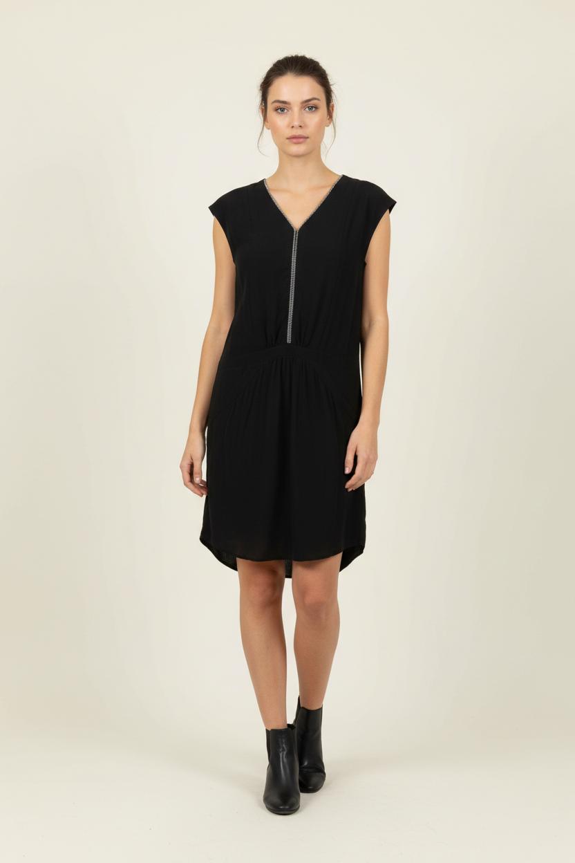 Robe Noire - Taille XS/34 de la marque Comptoir des Cotonniers | RVLI0172 - Vendu par Paradigme - Image 1
