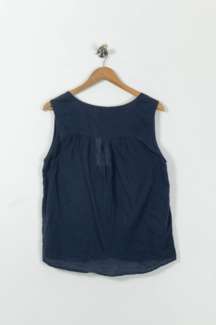 Blouse Sans Manches Bleue - Taille XXL/44 de la marque Caroll | RVLI0193 - Vendu par Paradigme - Image 4