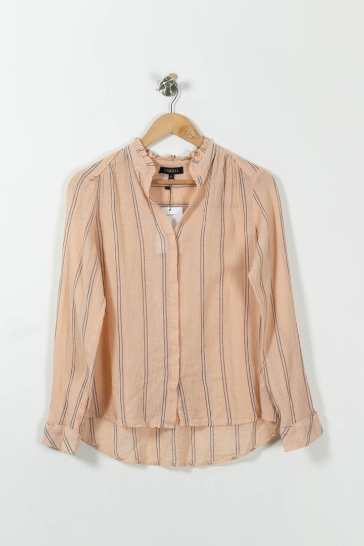 Blouse Orange et Bleu - Taille XL/42 de la marque Caroll | RVLI0198 - Vendu par Paradigme - Image 2