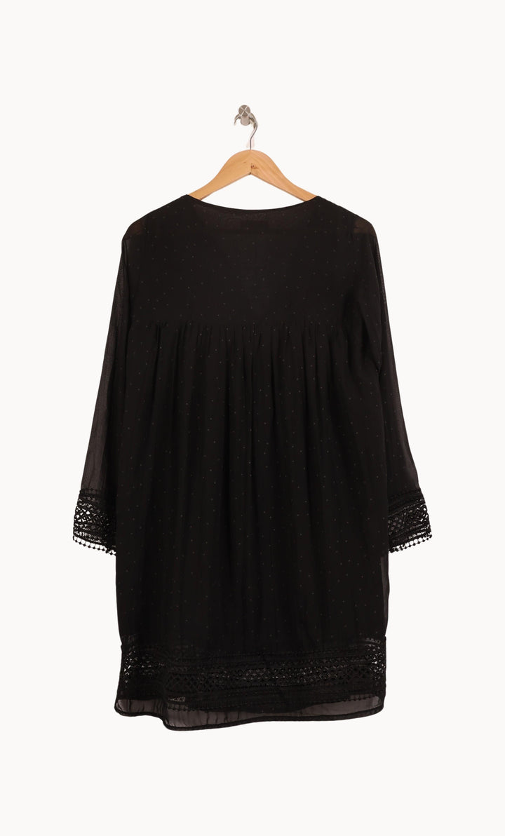 Robe Tunique Noire - Taille M/38 de la marque Opullence | RVLI0223 - Vendu par Paradigme - Image 4