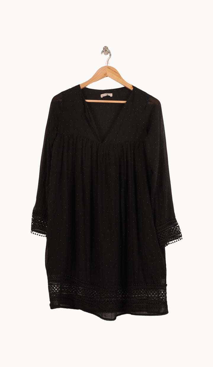 Robe Tunique Noire - Taille M/38 de la marque Opullence | RVLI0223 - Vendu par Paradigme - Image 2