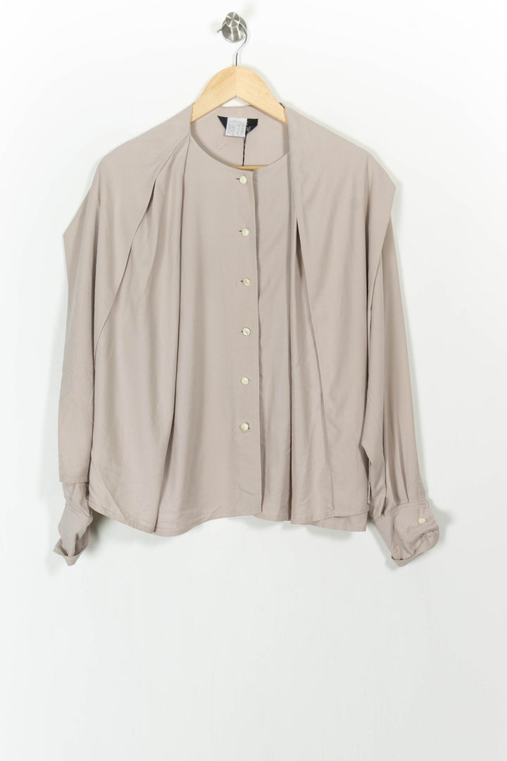 Chemise Beige - Taille XL/42 de la marque Max Mara | RVLI0286 - Vendu par Paradigme - Image 2