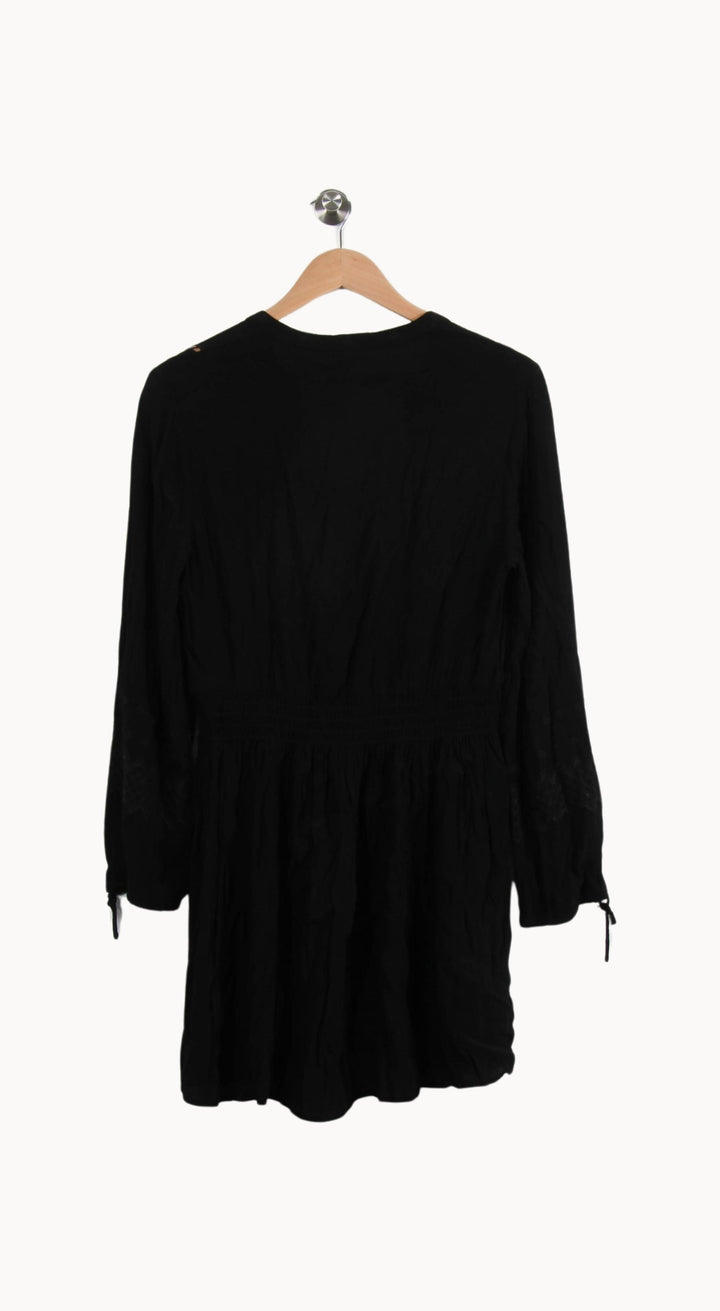 Robe Courte Noire - Taille L/40 de la marque Claudie Pierlot | RVLI0318 - Vendu par Paradigme - Image 4