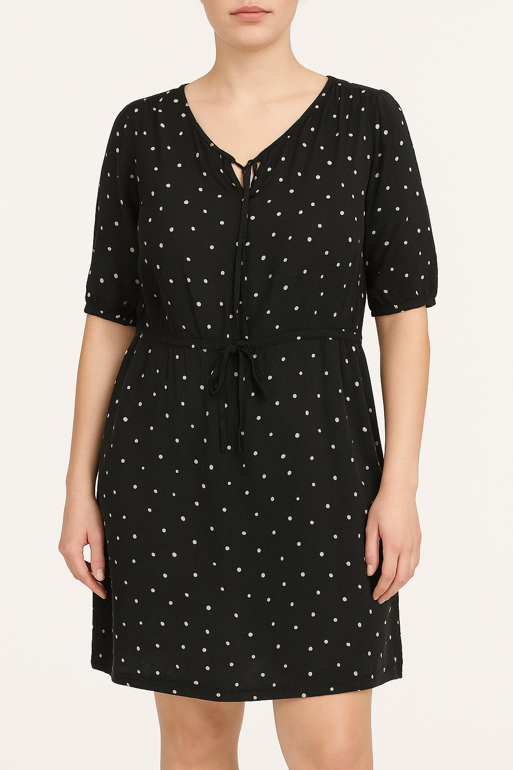 Robe Courte Noire et Blanche - Taille XL/42 de la marque Comptoir des Cotonniers | RVLI0340 - Vendu par Paradigme - Image 1