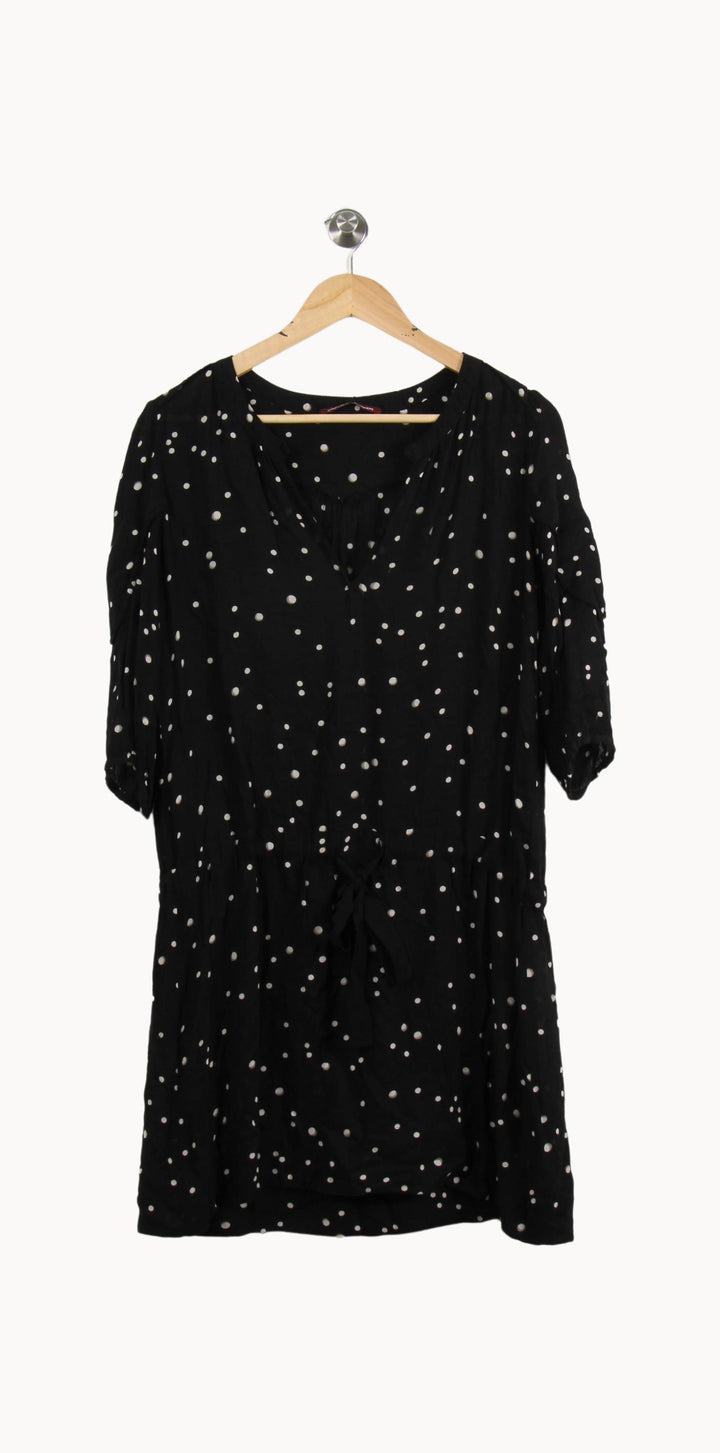 Robe Courte Noire et Blanche - Taille XL/42 de la marque Comptoir des Cotonniers | RVLI0340 - Vendu par Paradigme - Image 2