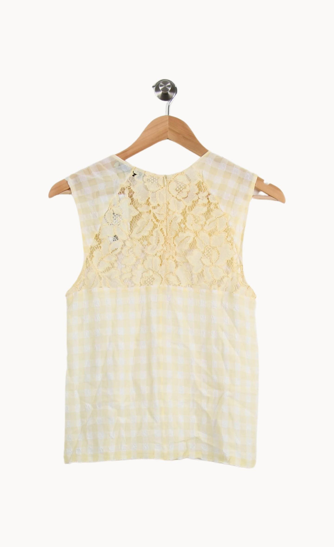 Débardeur Jaune et Blanc - Taille S/36 de la marque Sandro | RVLI0343 - Vendu par Paradigme - Image 4