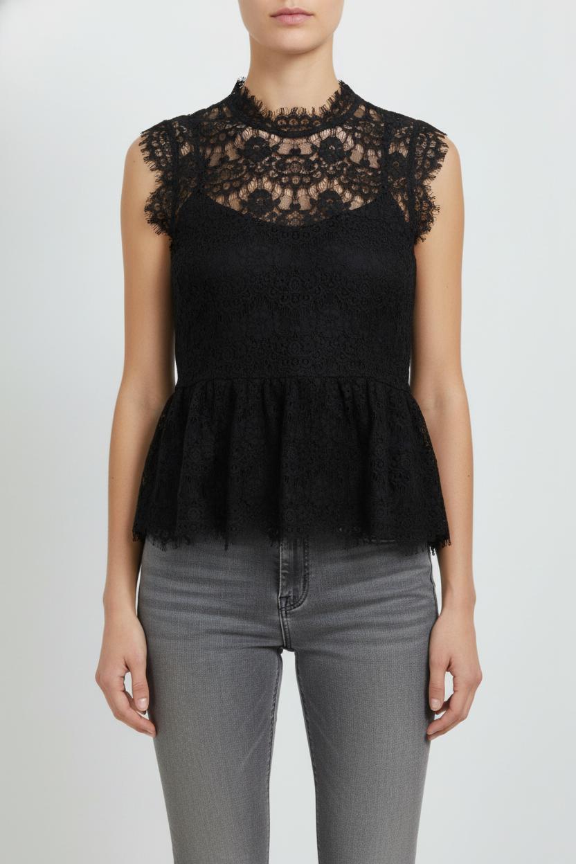 Top Noir - Taille S/36 de la marque Claudie Pierlot | RVLI0351 - Vendu par Paradigme - Image 1