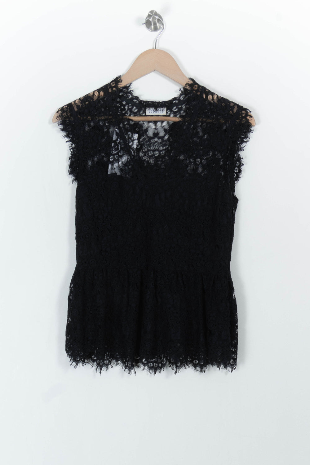 Top Noir - Taille S/36 de la marque Claudie Pierlot | RVLI0351 - Vendu par Paradigme - Image 2