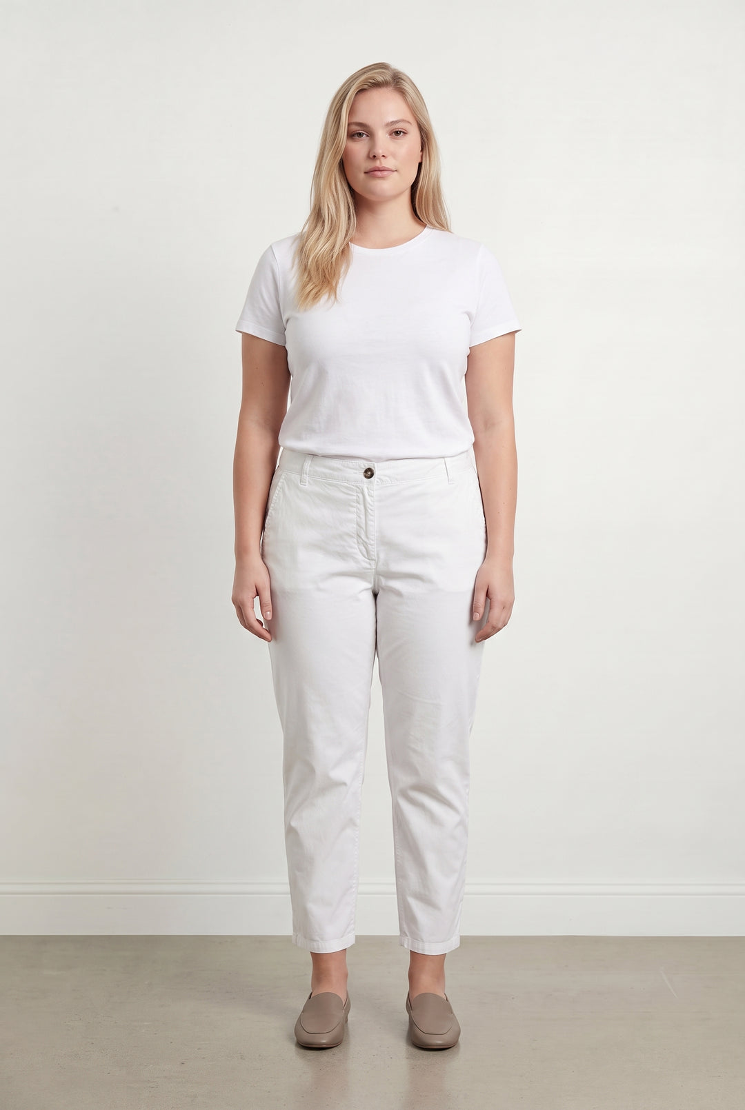 Pantalon Blanc - Taille XXXL/46 de la marque Marina Rinaldi | RVLI0380 - Vendu par Paradigme - Image 1