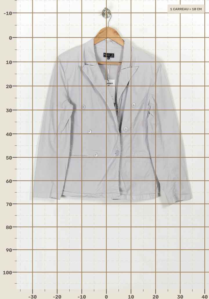 Veste Violette - Taille L/40 de la marque Agnès b. | RVLI0476 - Vendu par Paradigme - Image 4