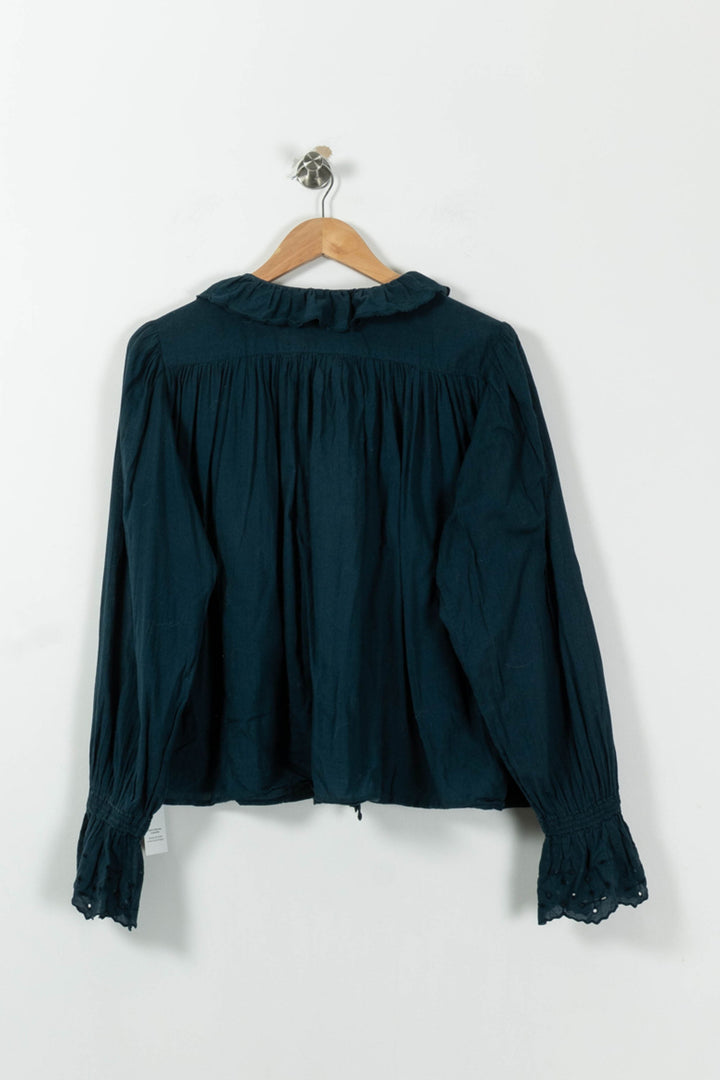 Blouse Bleue - Taille L/40 de la marque Soeur | RVLI0614 - Vendu par Paradigme - Image 4