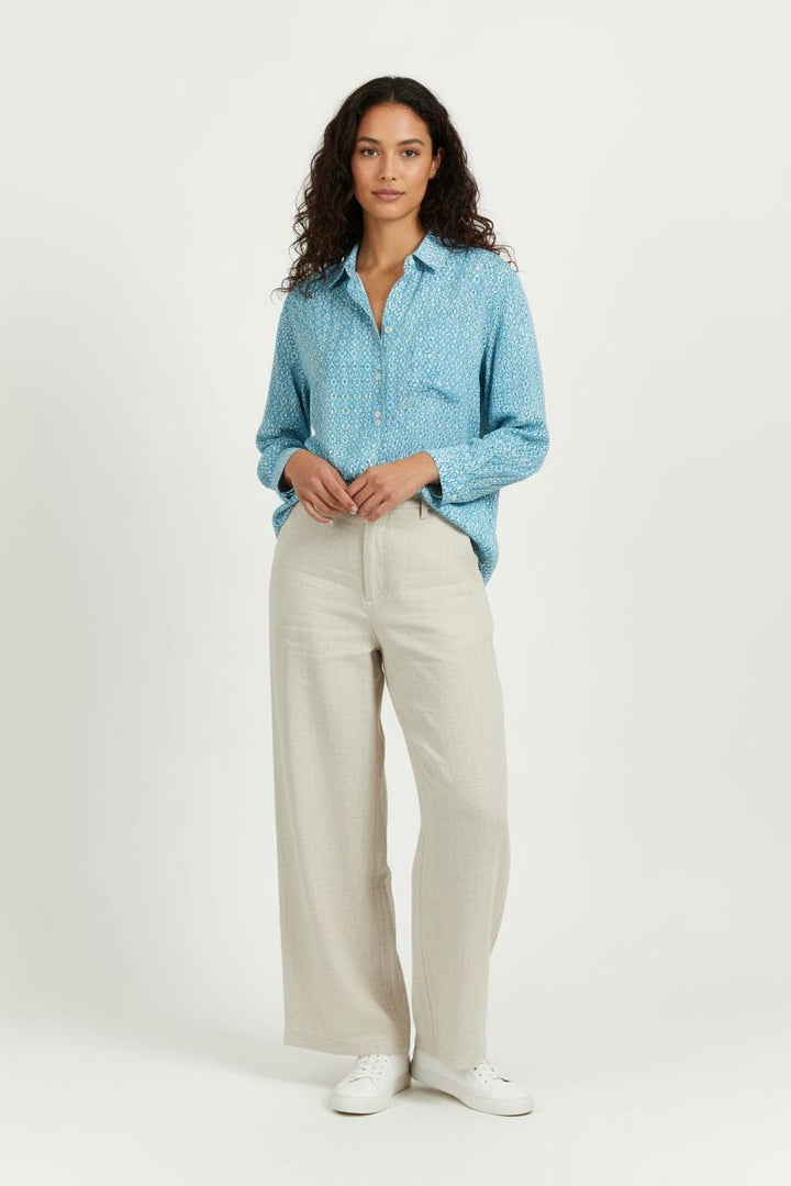 Chemise Bleue - Taille M/38 de la marque American Vintage | RVLI0616 - Vendu par Paradigme - Image 1