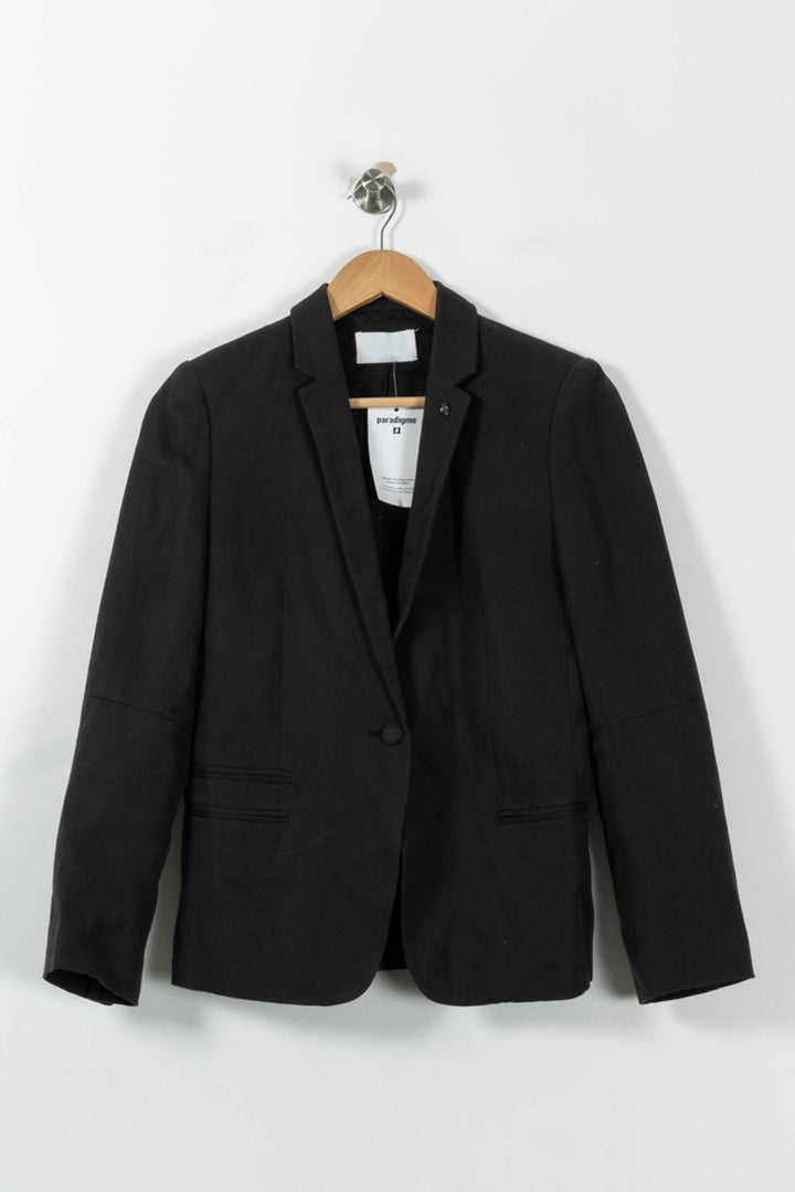 Blazer Noir - Taille S/36 de la marque Zadig&Voltaire | RVLI0619 - Vendu par Paradigme - Image 2